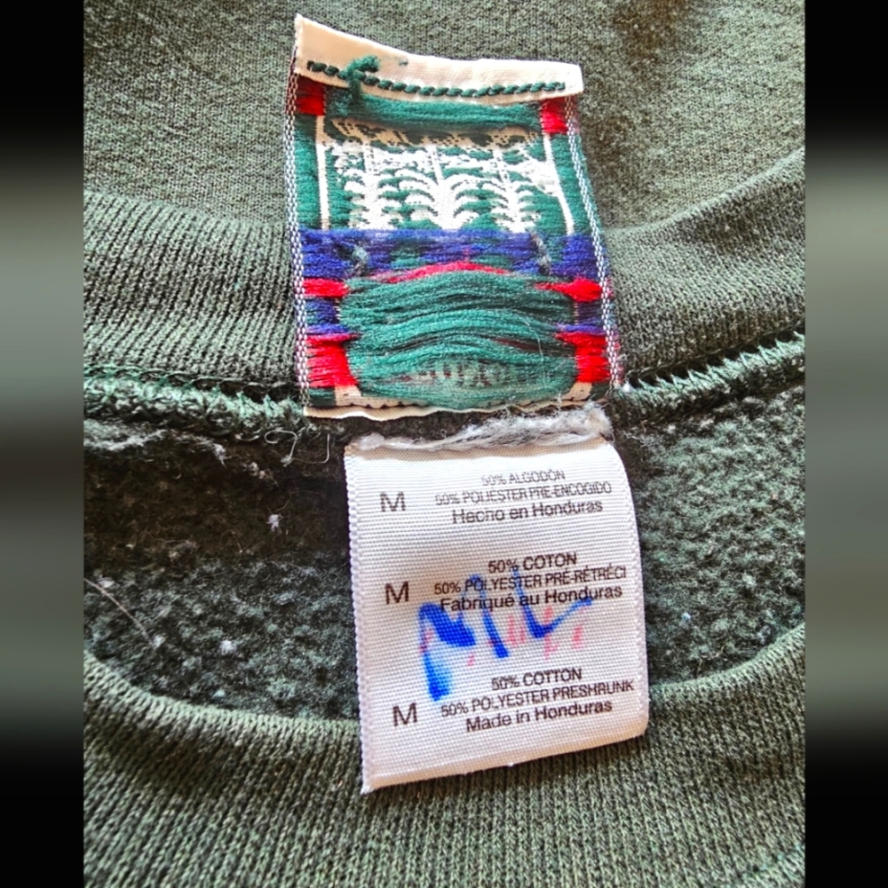 Vintage Green Crewneck Sweater - Picture 11 of 12